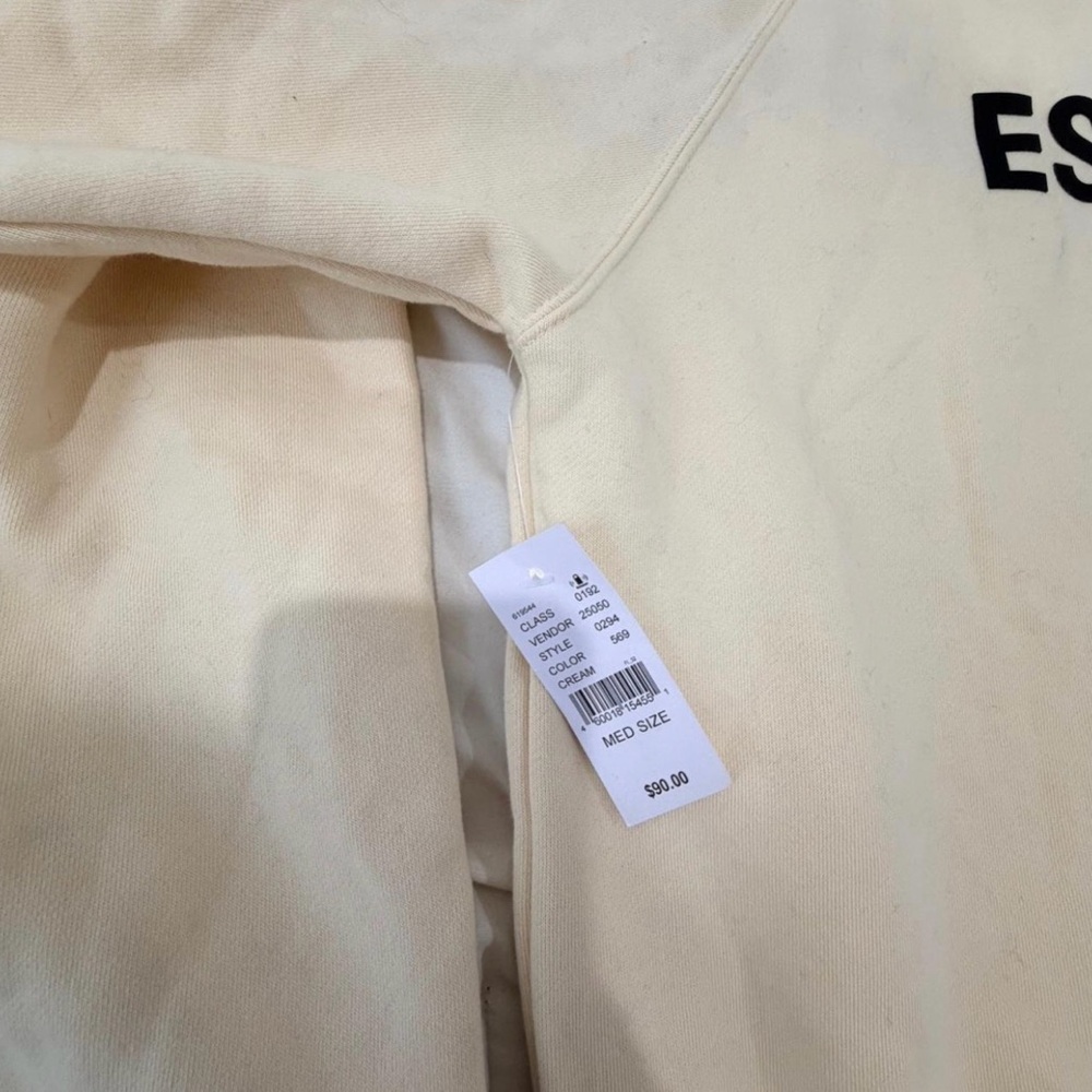 Essentials Cream Sweater - Picture 4 of 5